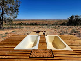 Outdoor baths
