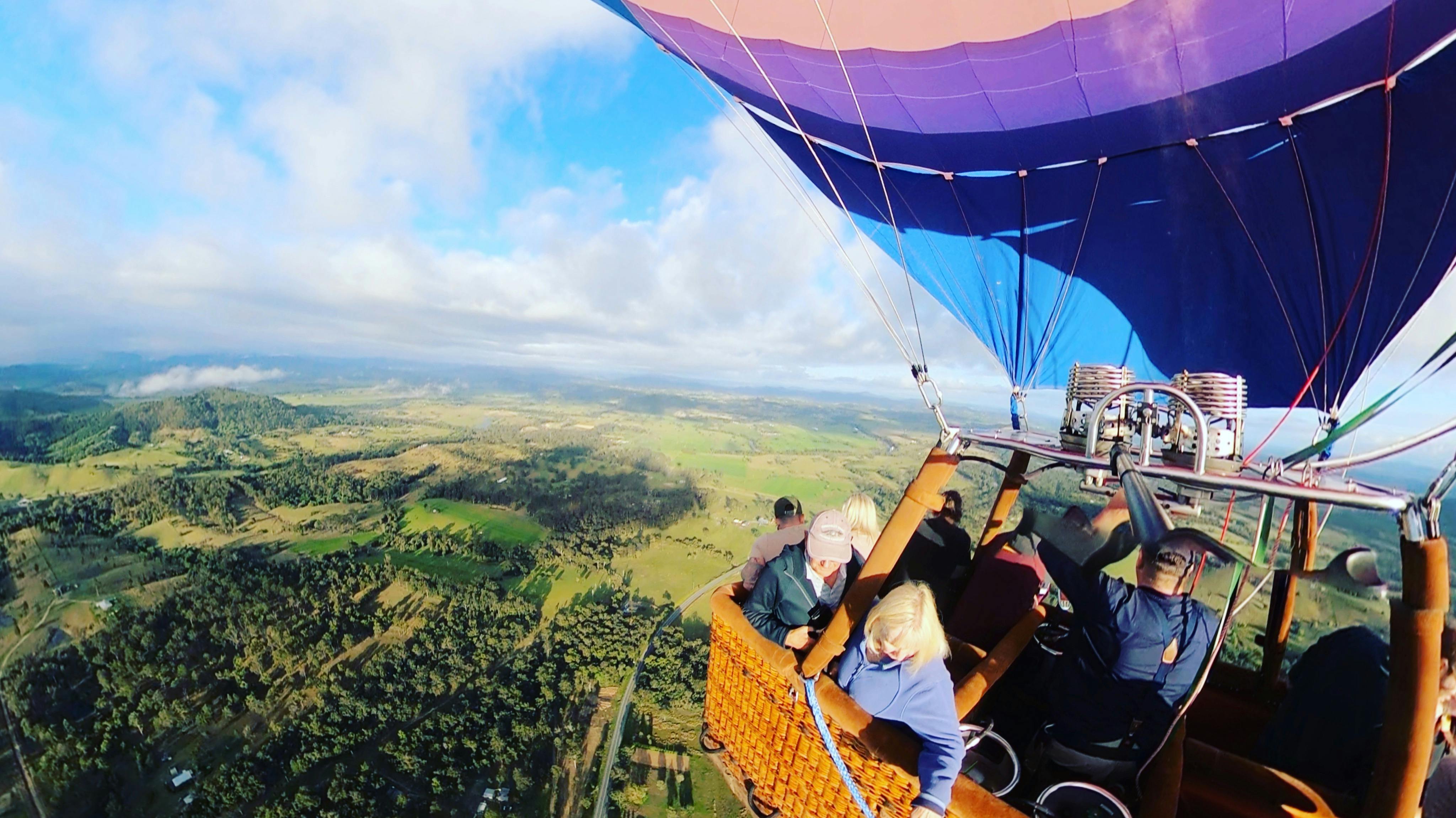 Over the hinterland....