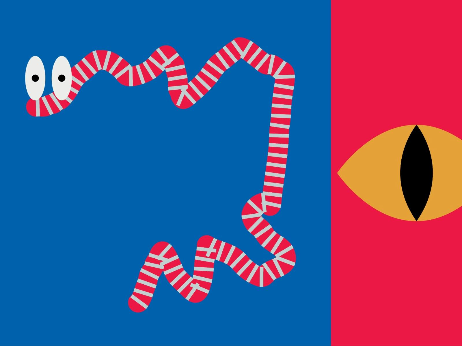 Cartoon snake