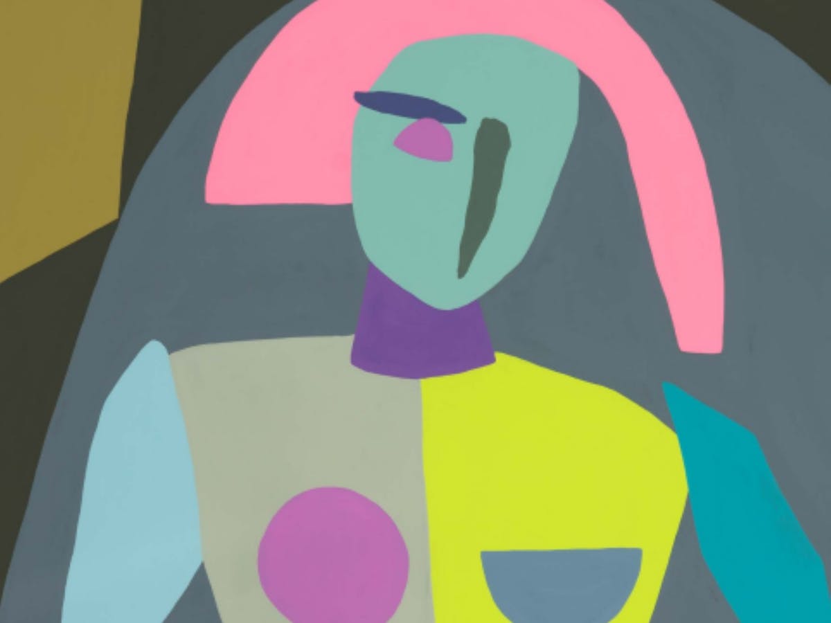 Astrid, 2024, acrylic on linen,100 x 100cm