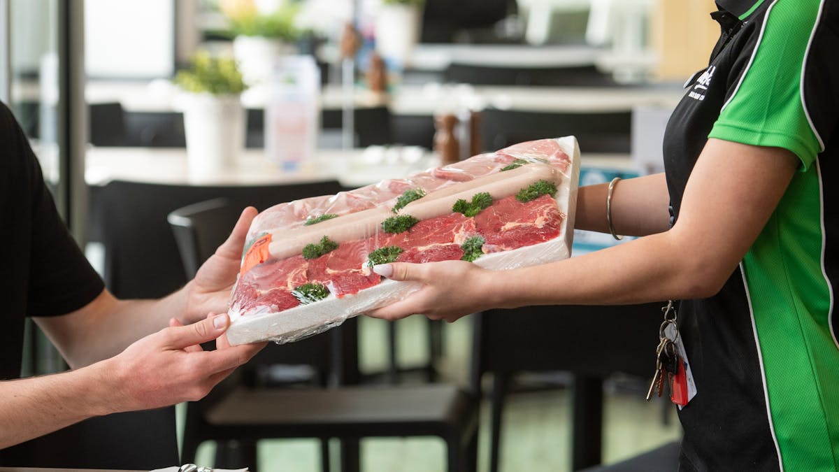 Meat tray raffles