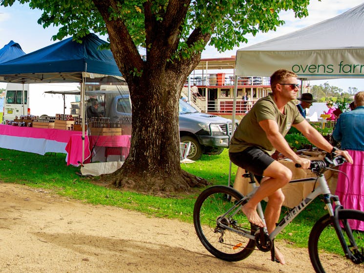 Family friendly outdoor open air market