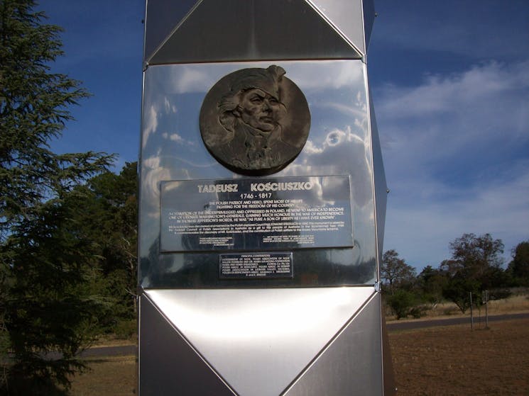 Kosciuszko Monument inscription