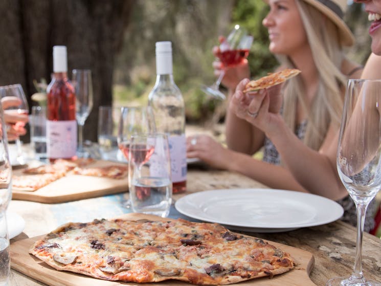 Pizzas at Burnbrae