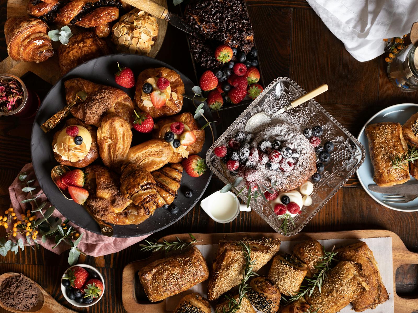 Freshly baked pastries made every morning