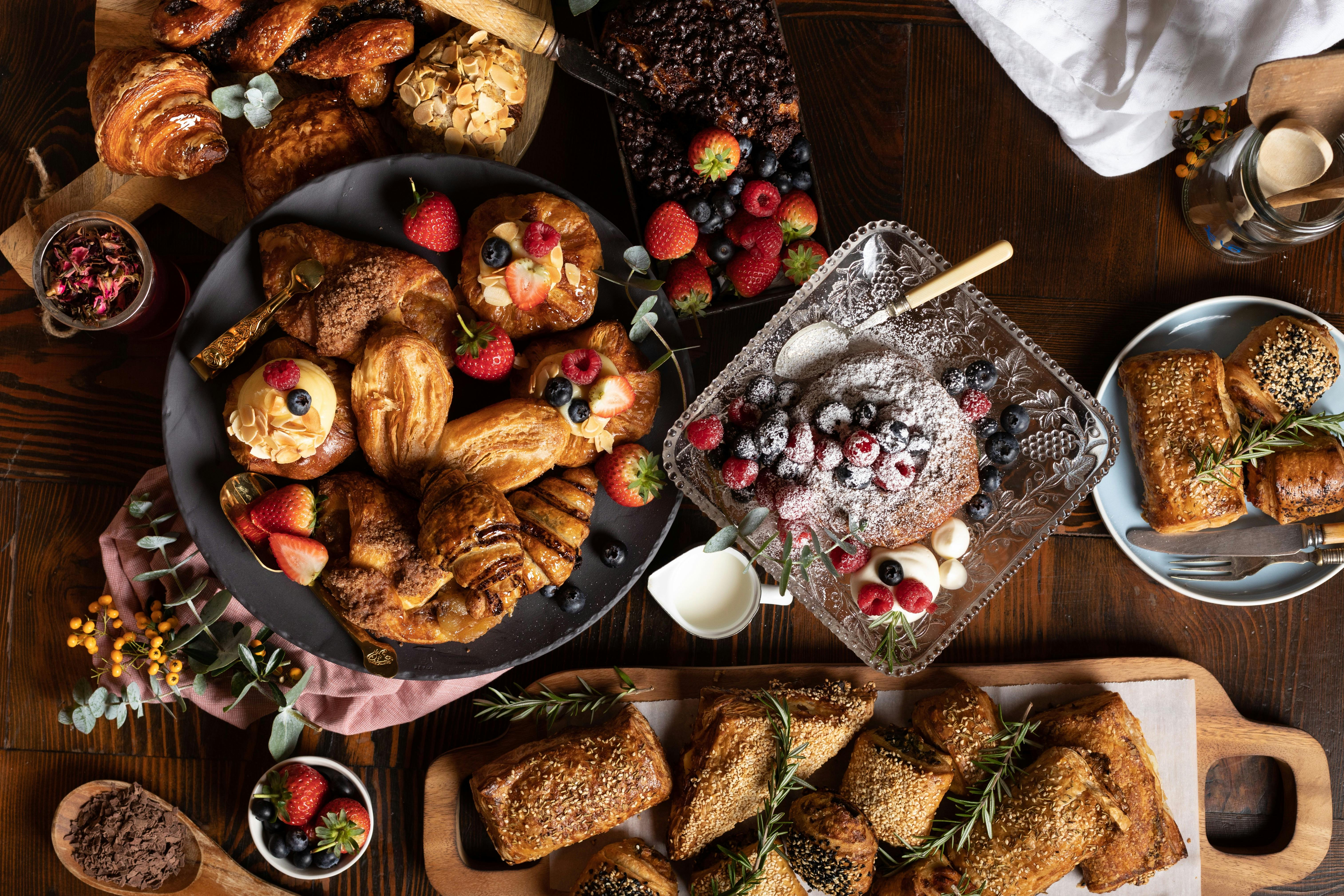 Freshly baked pastries made every morning