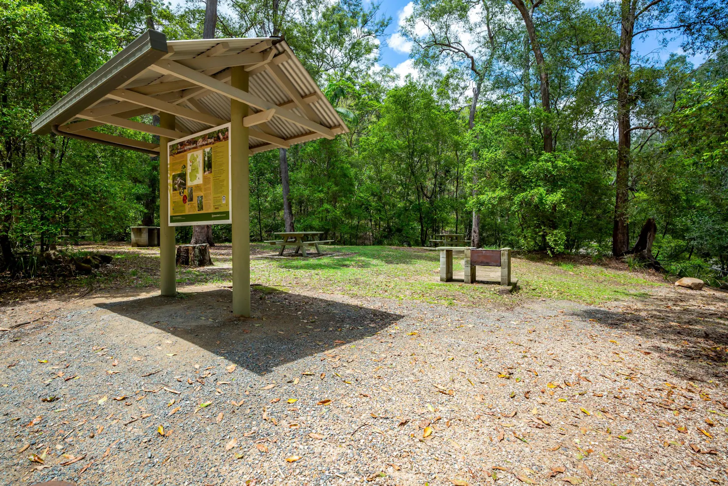 Information board and seating