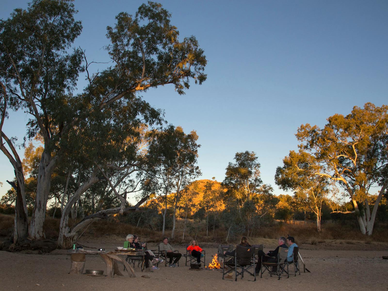 Ormiston campfire trek larapinta