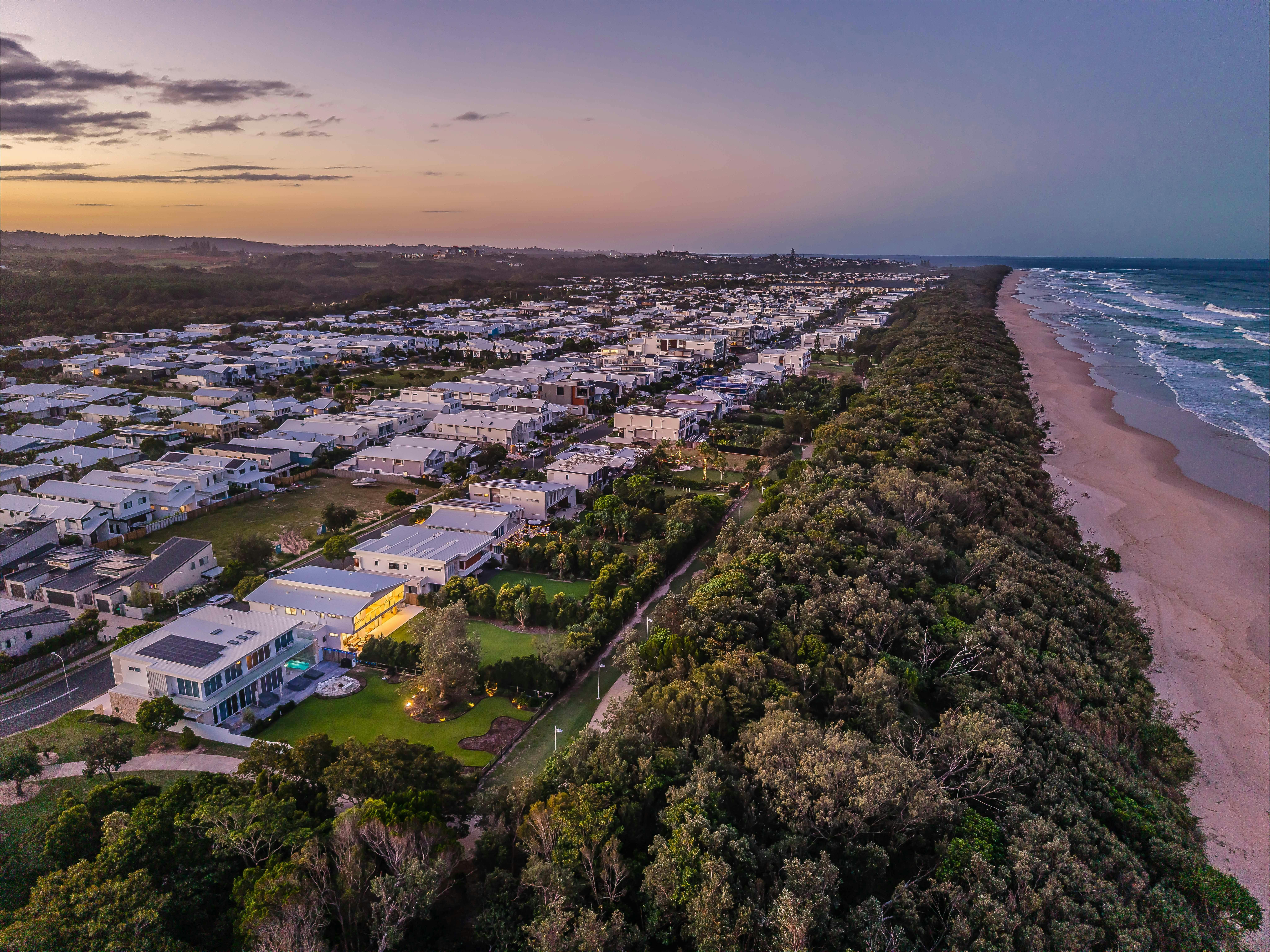 Beachfront Location - Drone Image