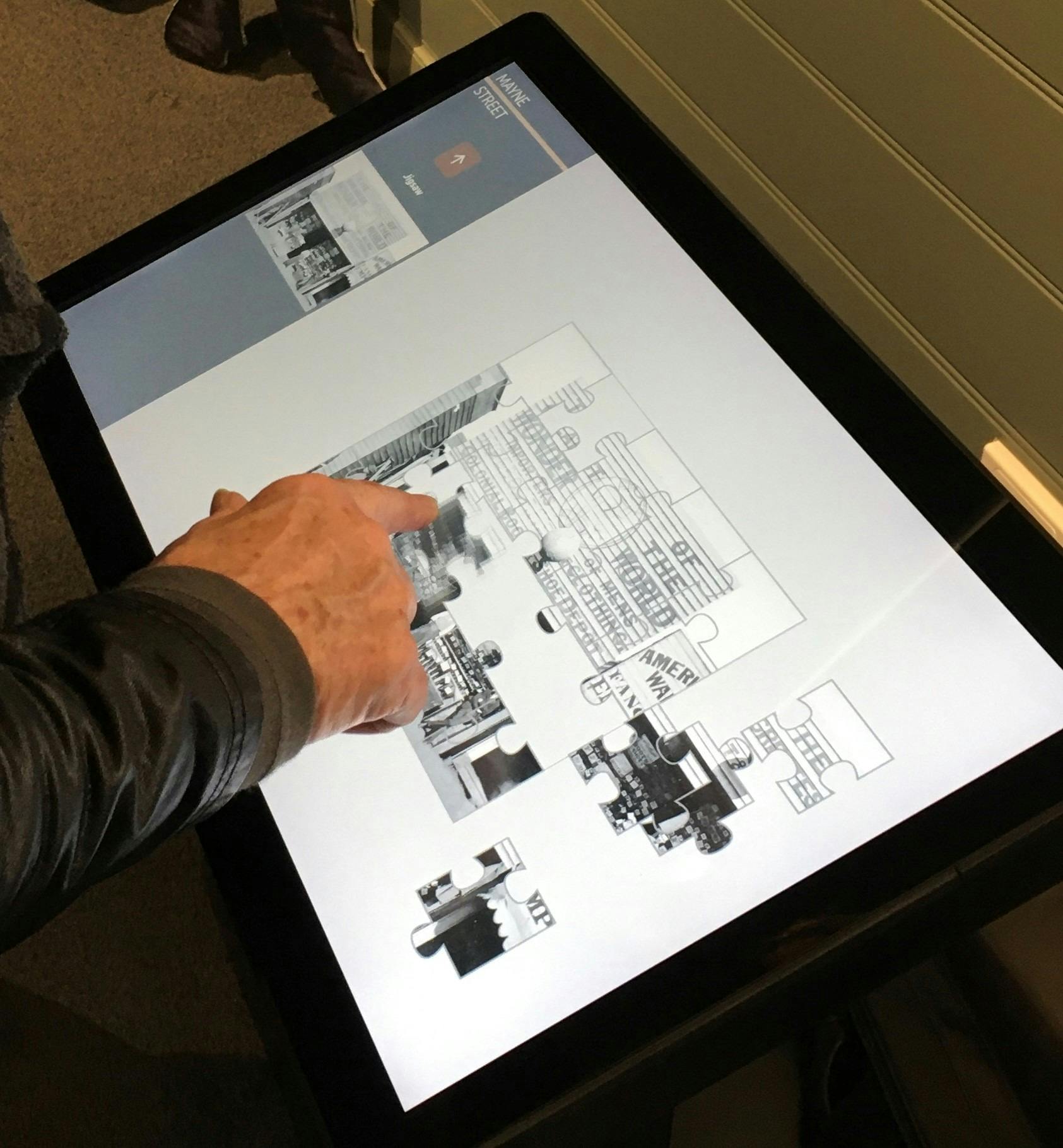 Gulgong Holermann Museum touchscreen children's puzzles