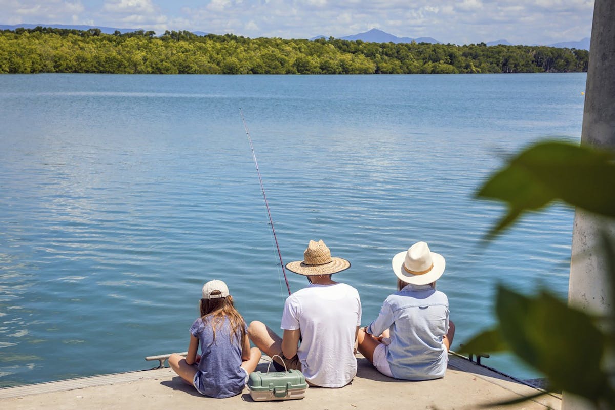 Fishing at Lucinda