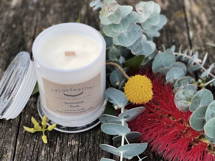 Twig and Feather Australian Bush Soy Wax Candle 35 hours