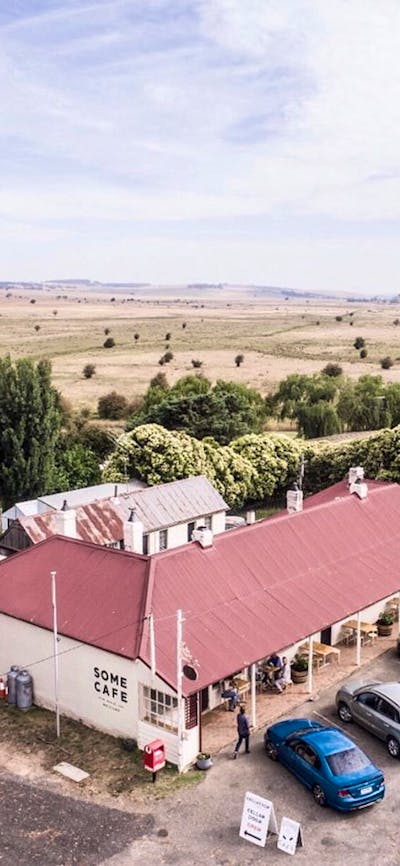 Birds Eye view of the cafe