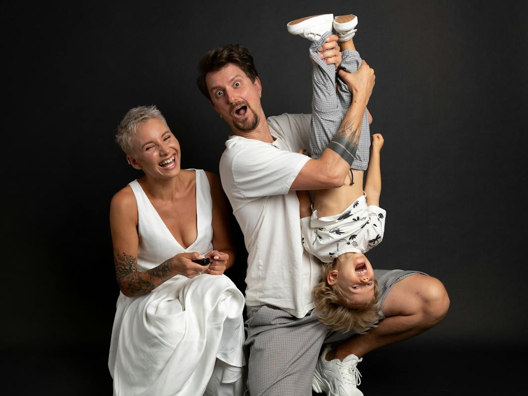 Family photo experience during a Sydney visit