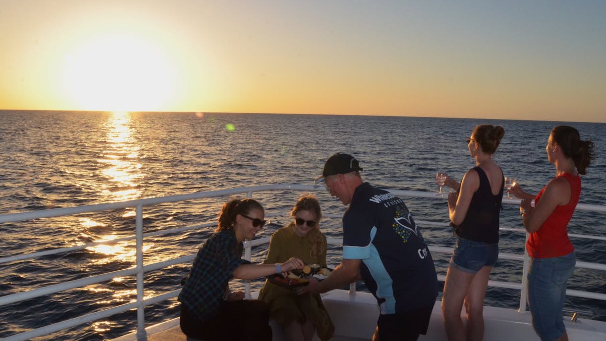 Whalesong Cruises Hervey Bay sunset cruise customer service