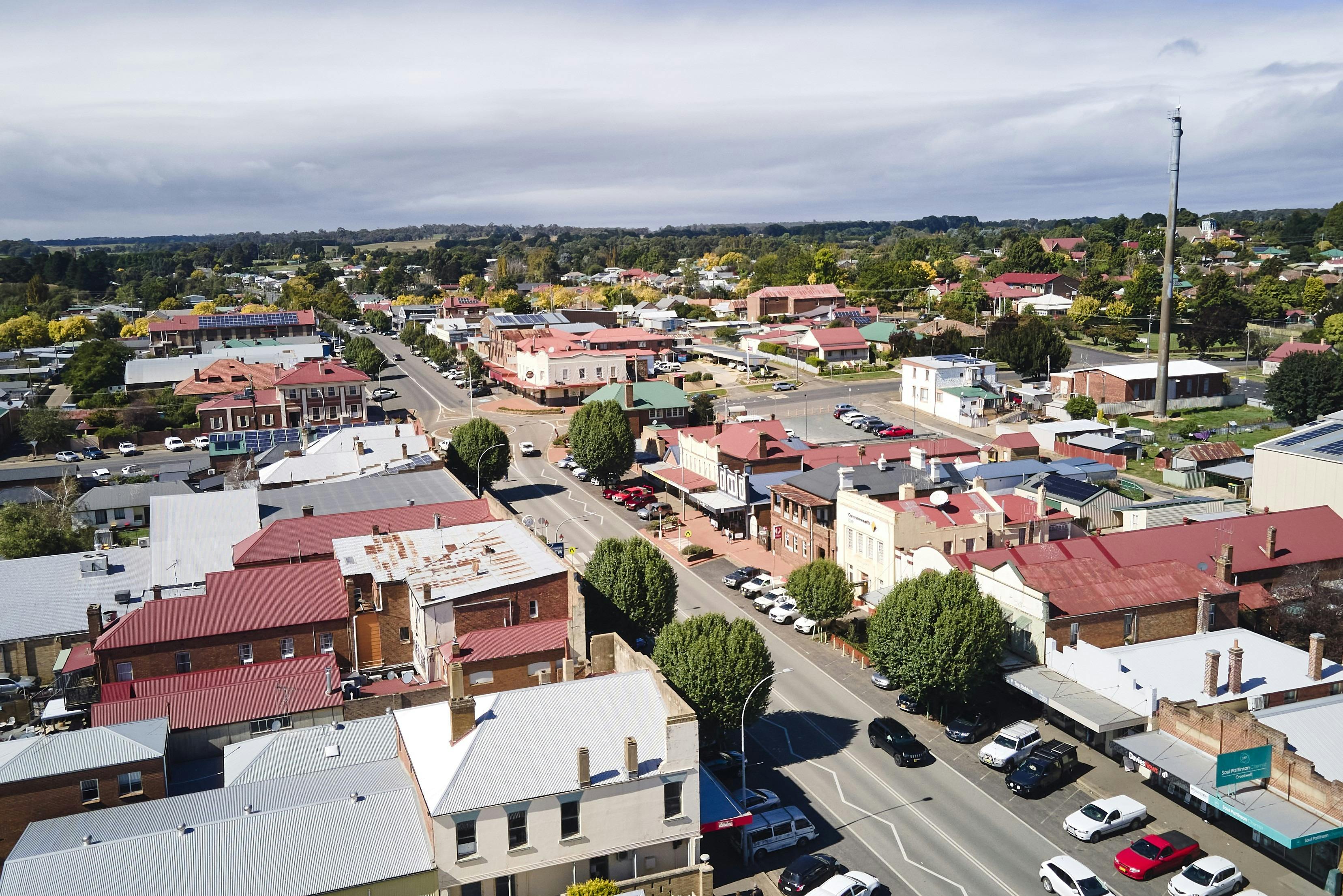 Aerial image of Crookwell