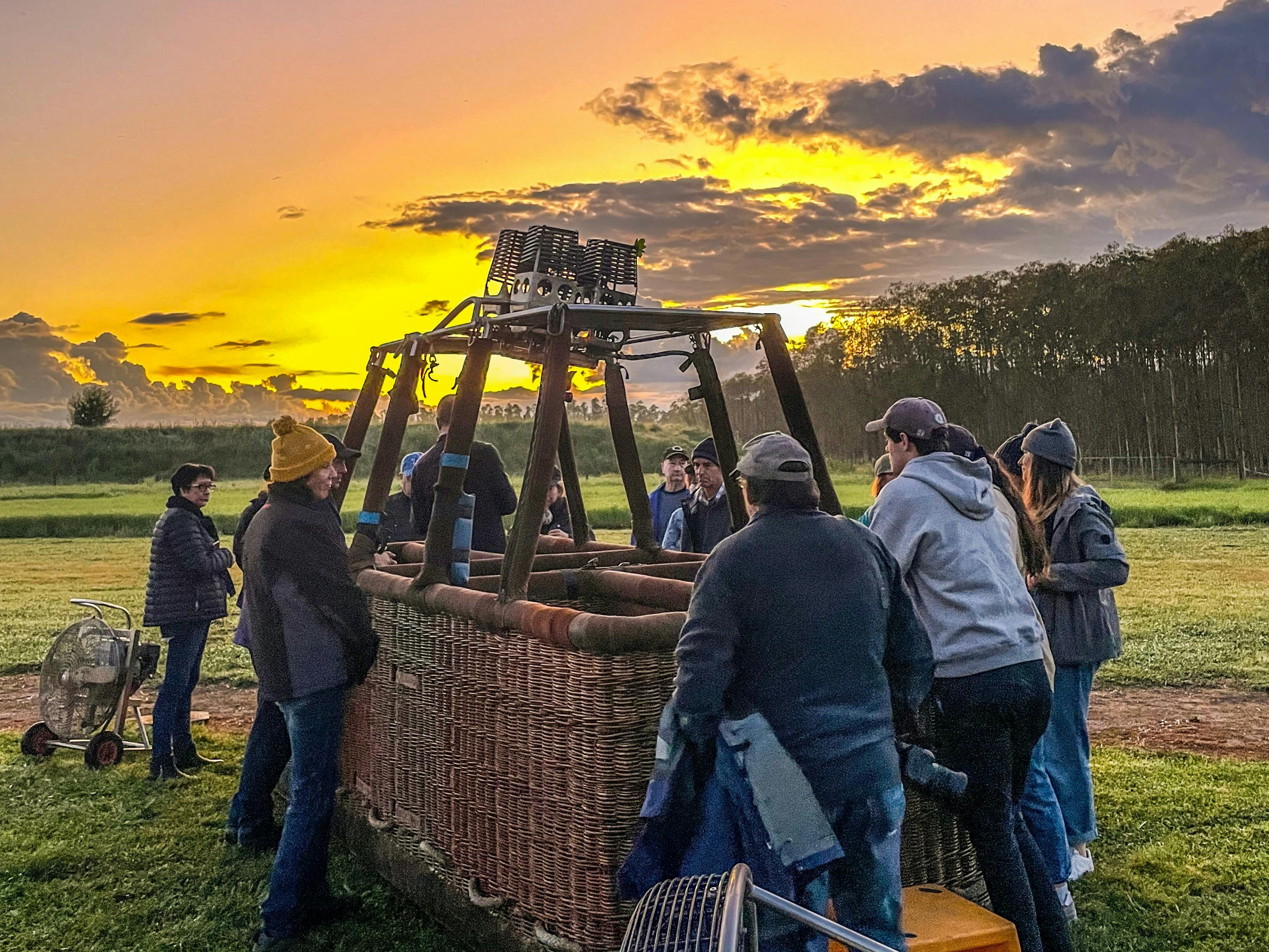 Preparing to fly from Milawa Airfield