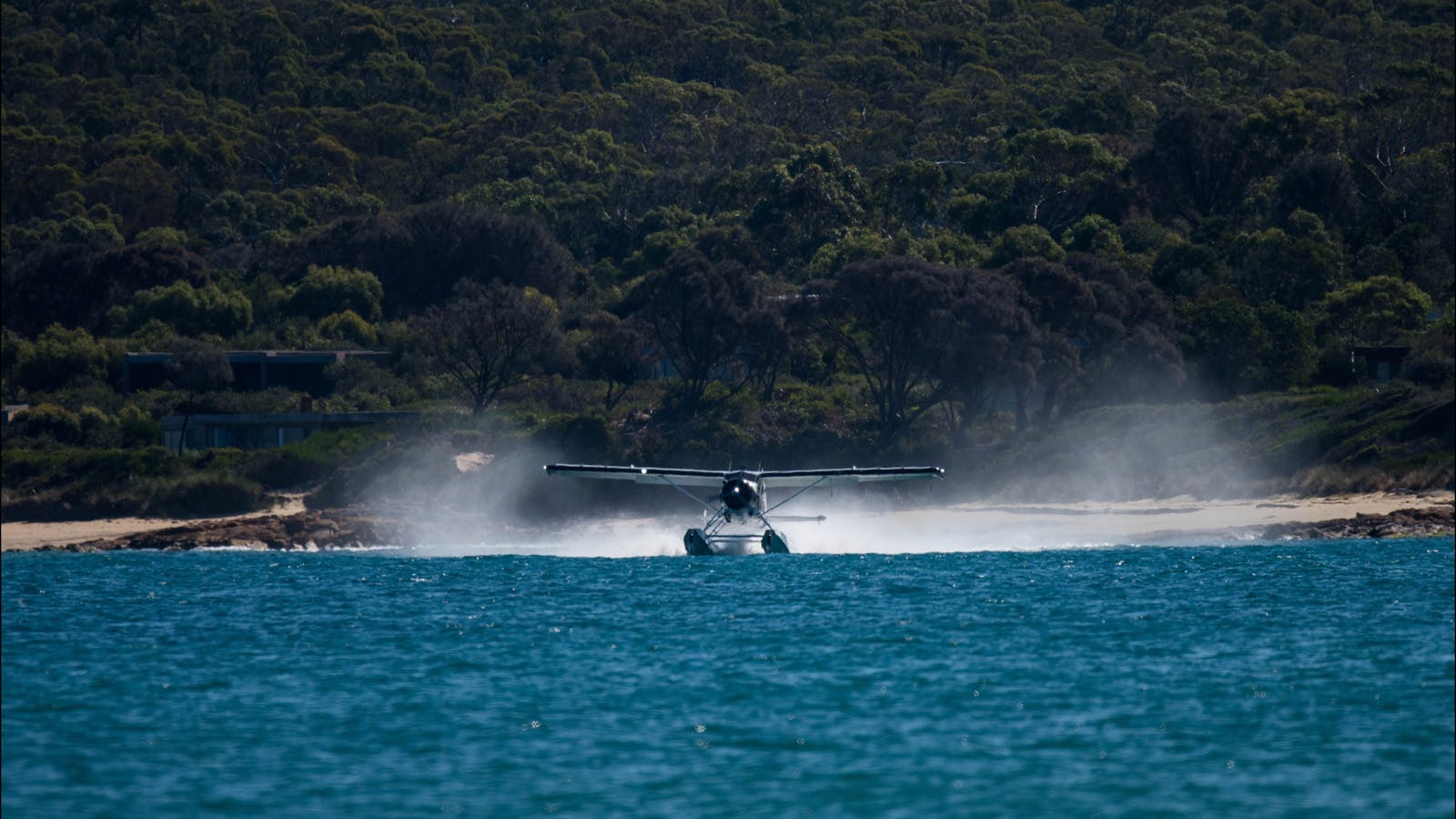 Water take off in Coles Bay