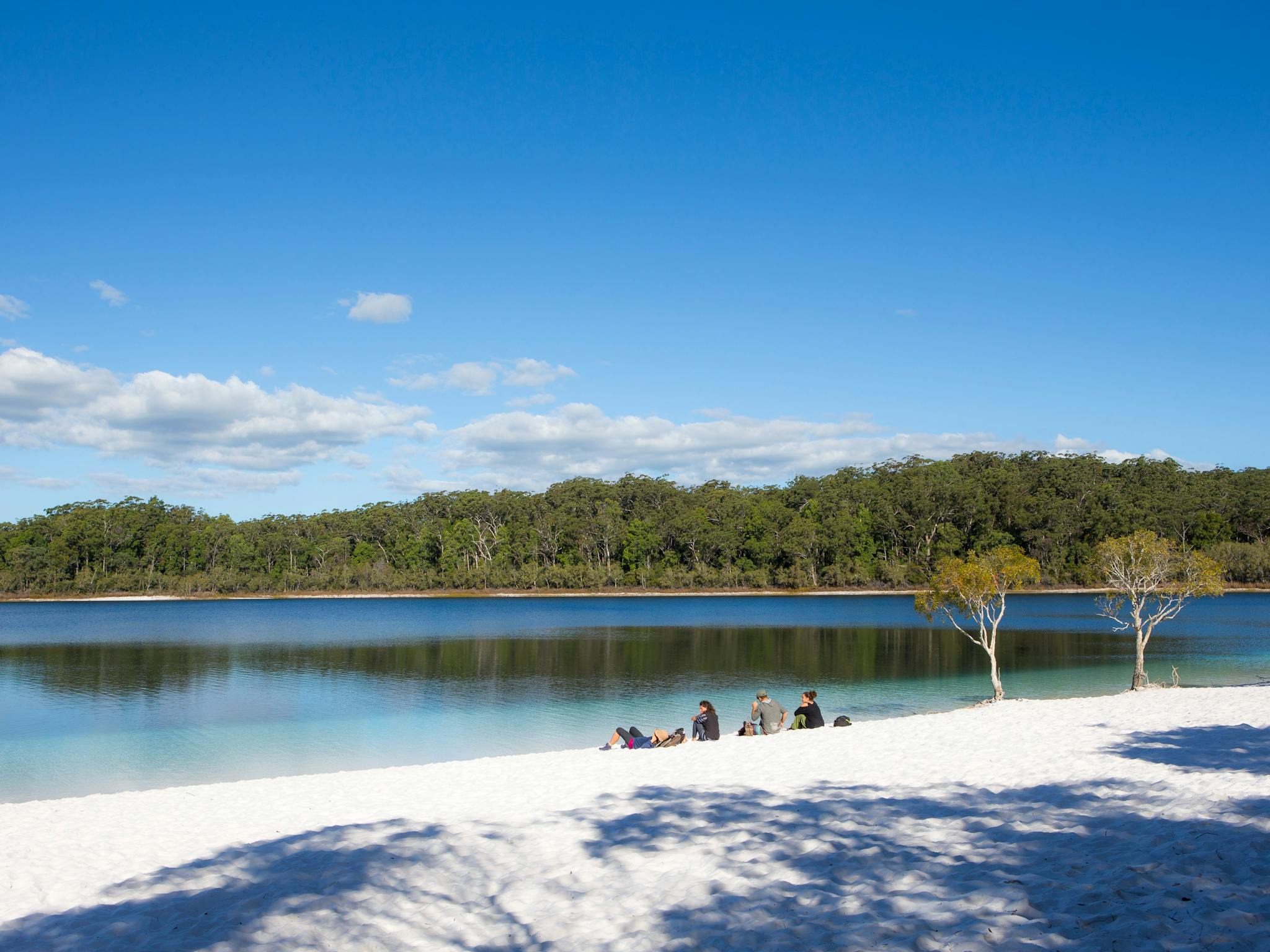 Lake Mckenzie, Fraser Island, Queensland. Lake Mckenzie, Fraser Island, Queensland.