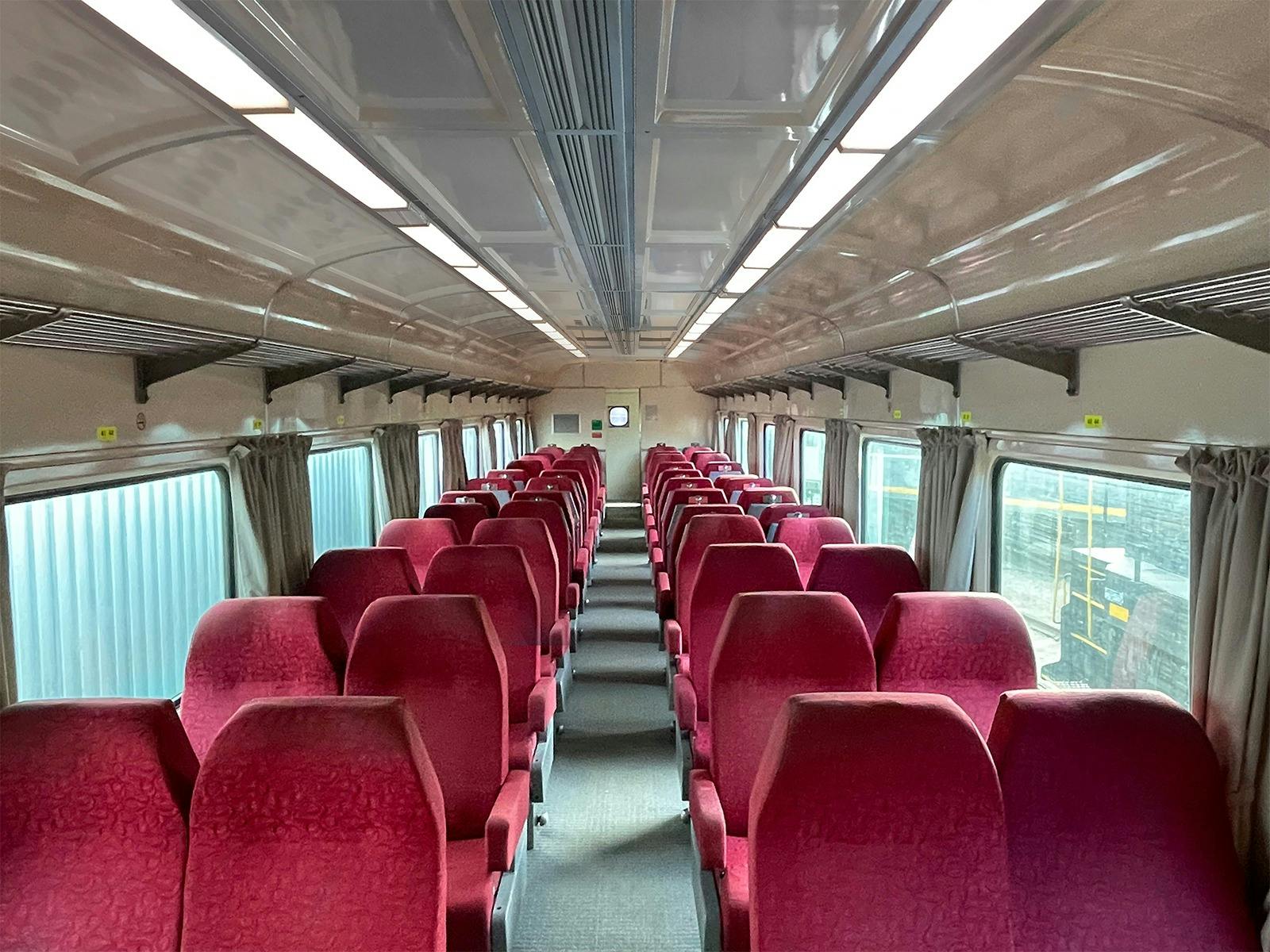 Interior for seating carriage