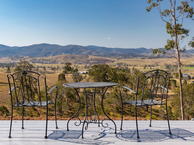 Outstanding views of the Barrington River Valley and mountains beyond