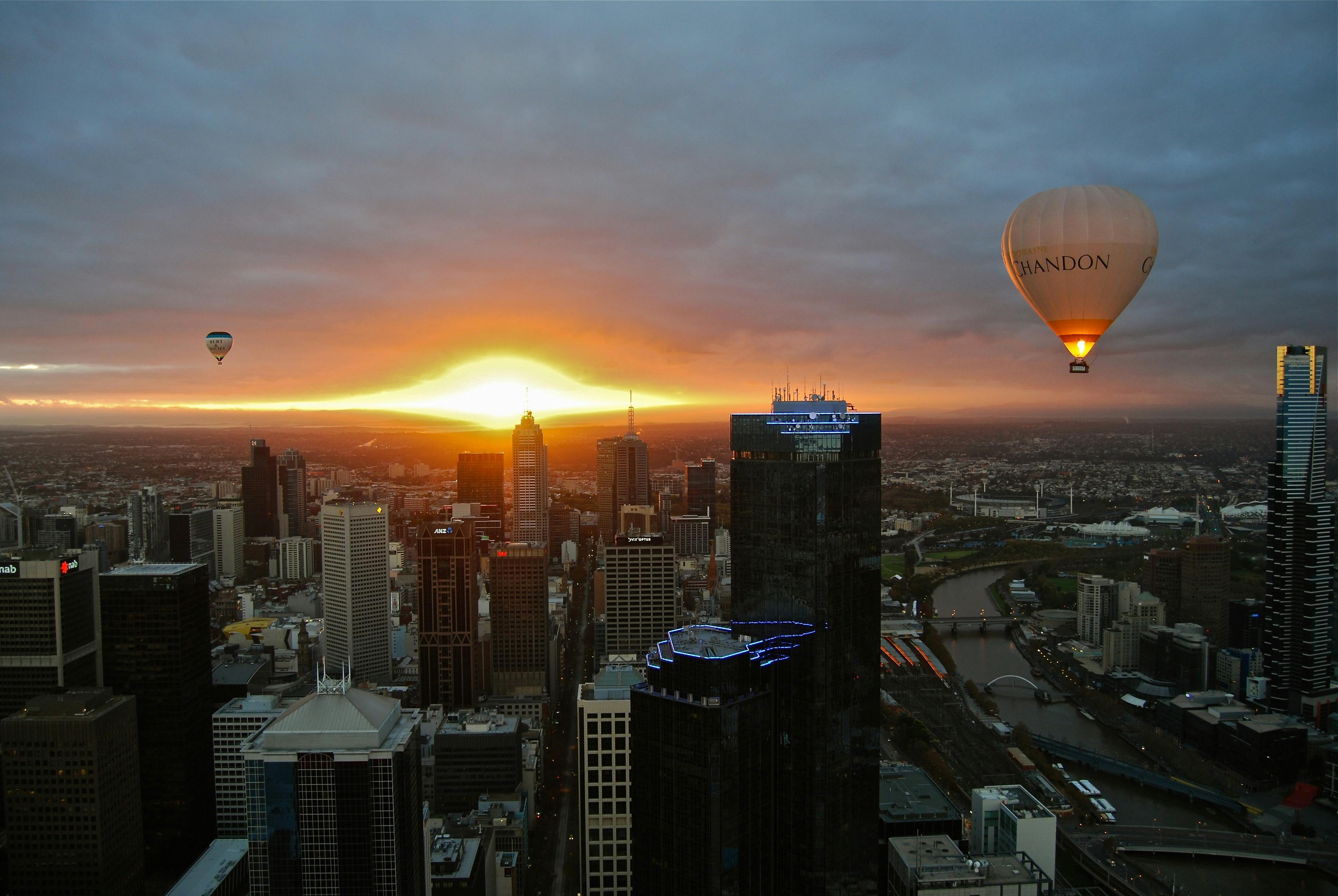 Hot air balloon flights and rides Melbourne