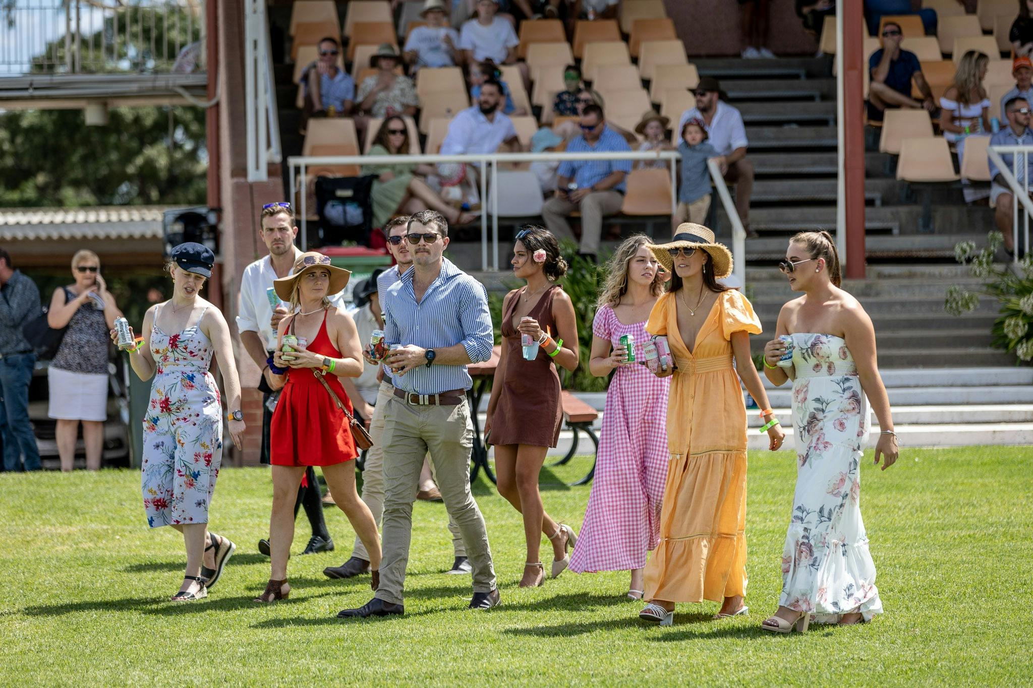 Enjoying the races at the MTC Wagga