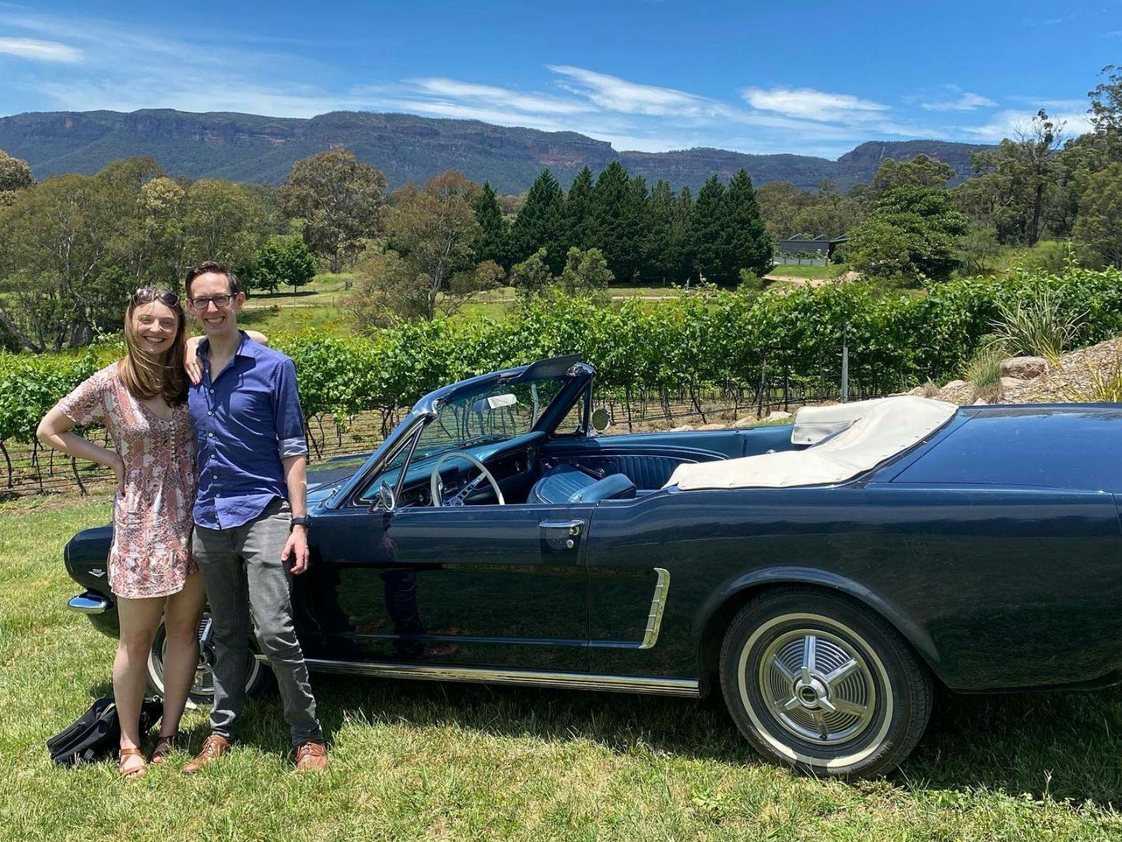 로터 원과 함께하는 메갈롱 크릭 와이너리에서의 블루 마운틴 프로포즈