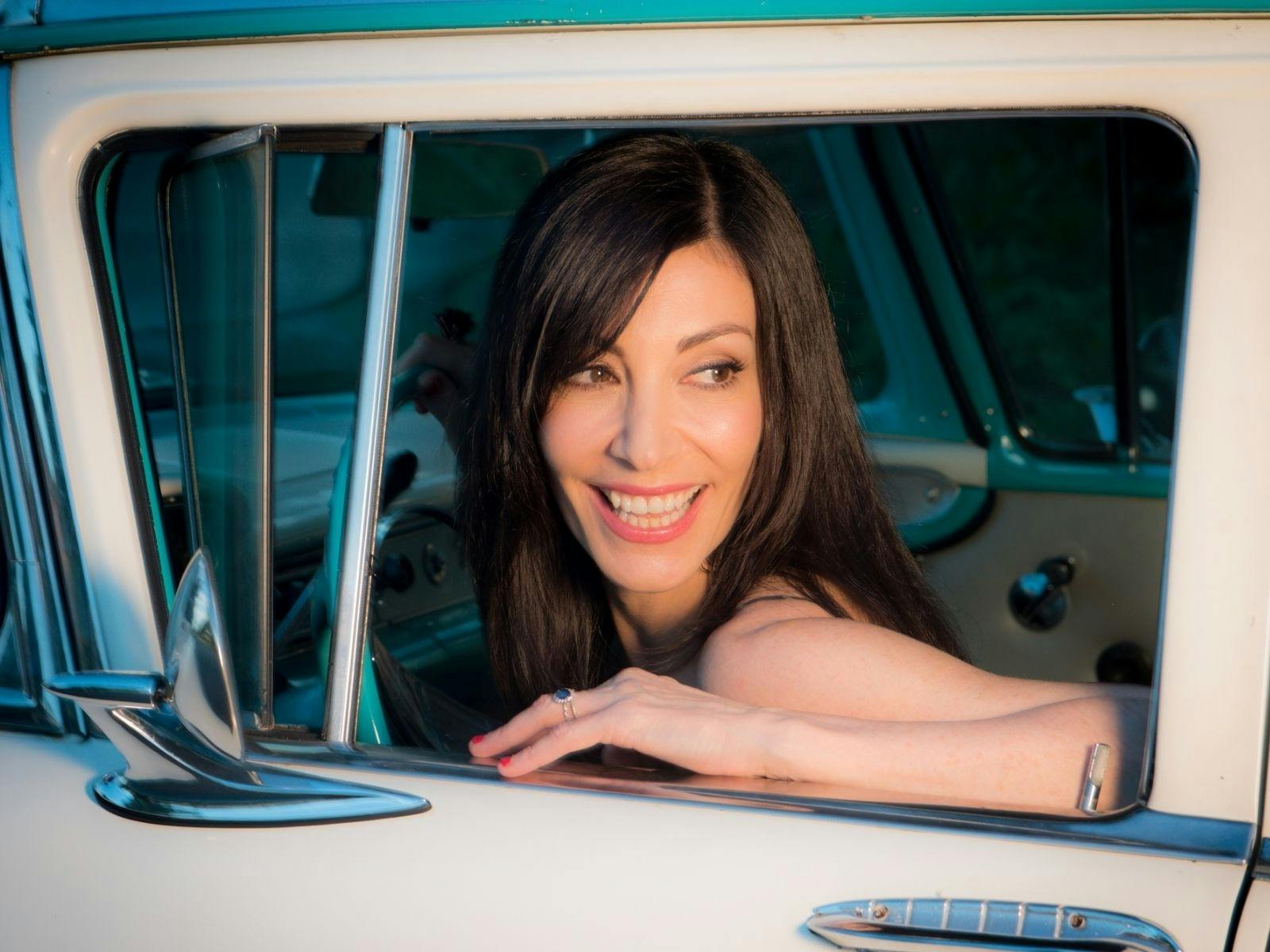 Performer in a car