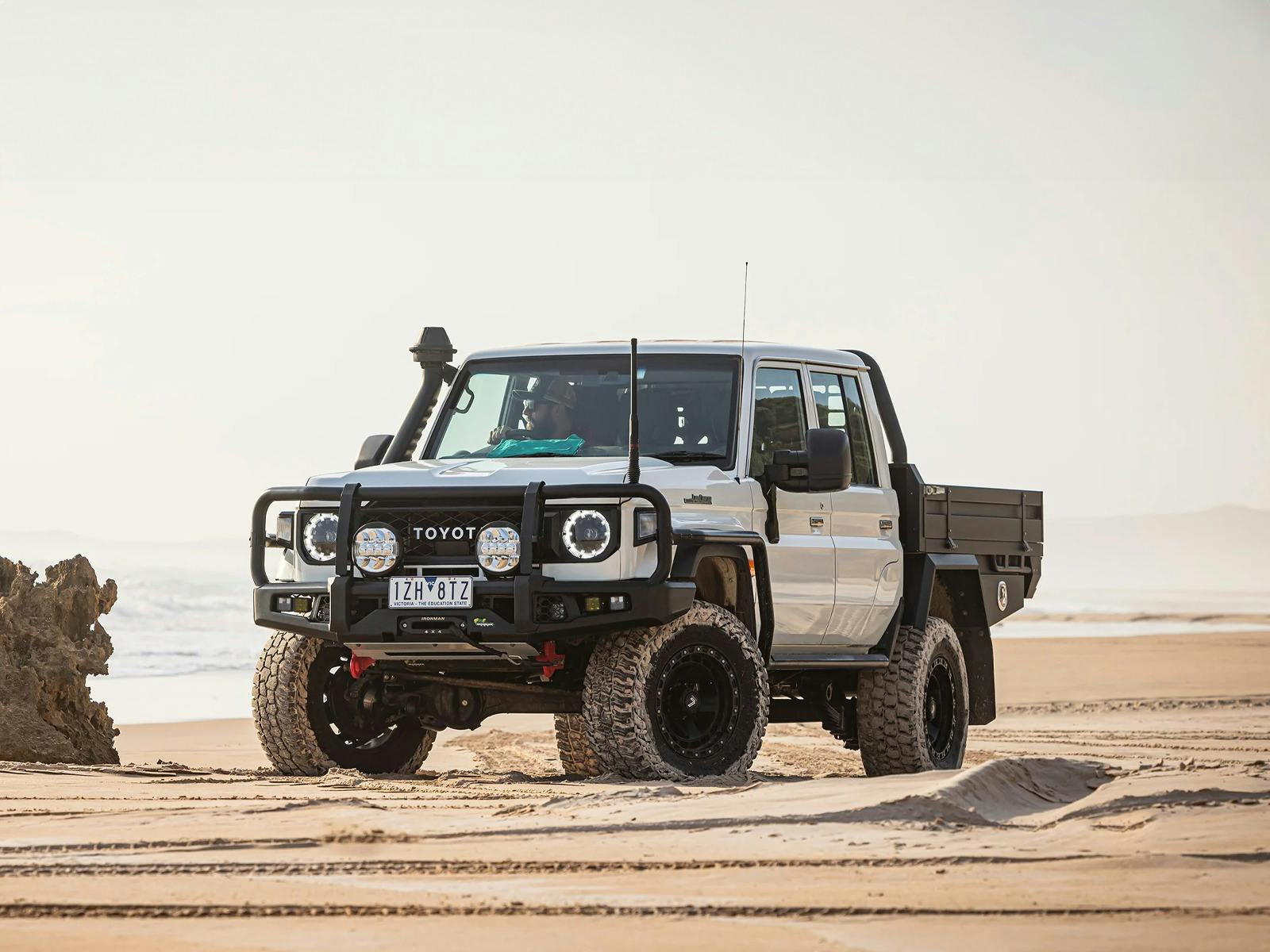 4WD on the beach