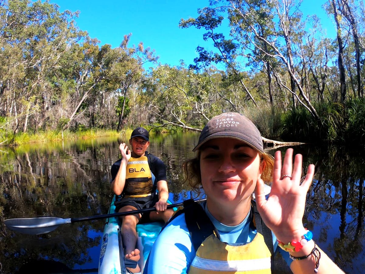 Kayaking through the Noosa Everglades Kayaking through the Noosa Everglades