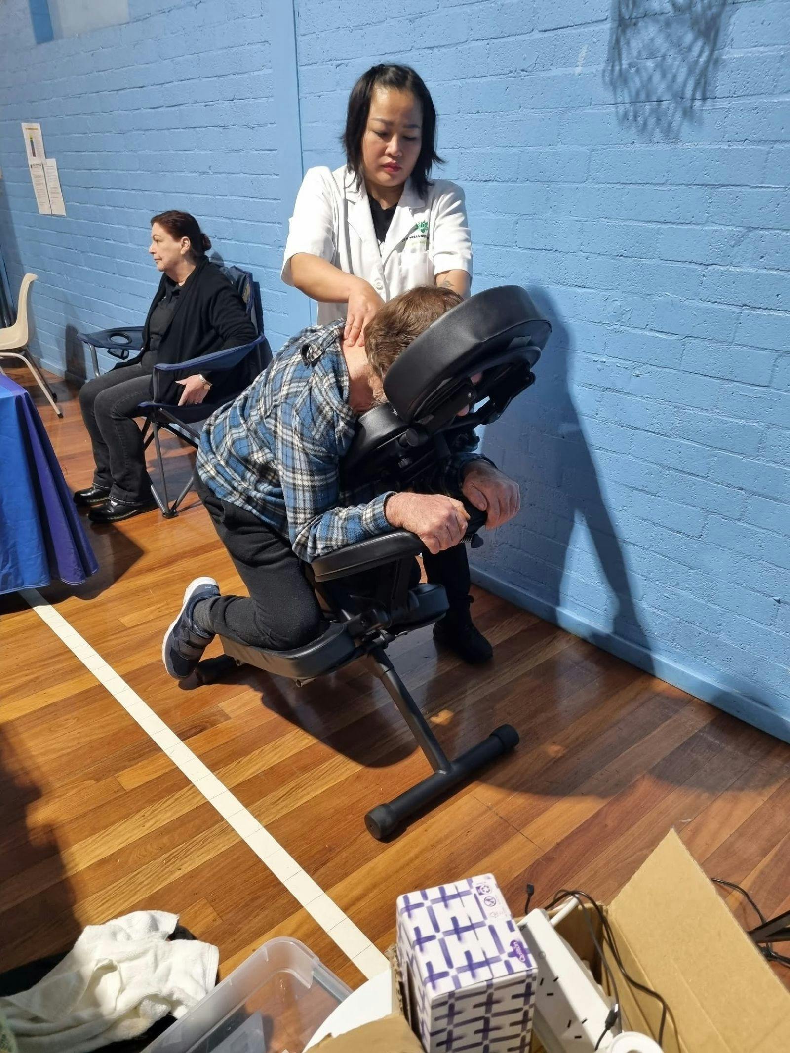 Zen Wellness Centre- Massaging client
