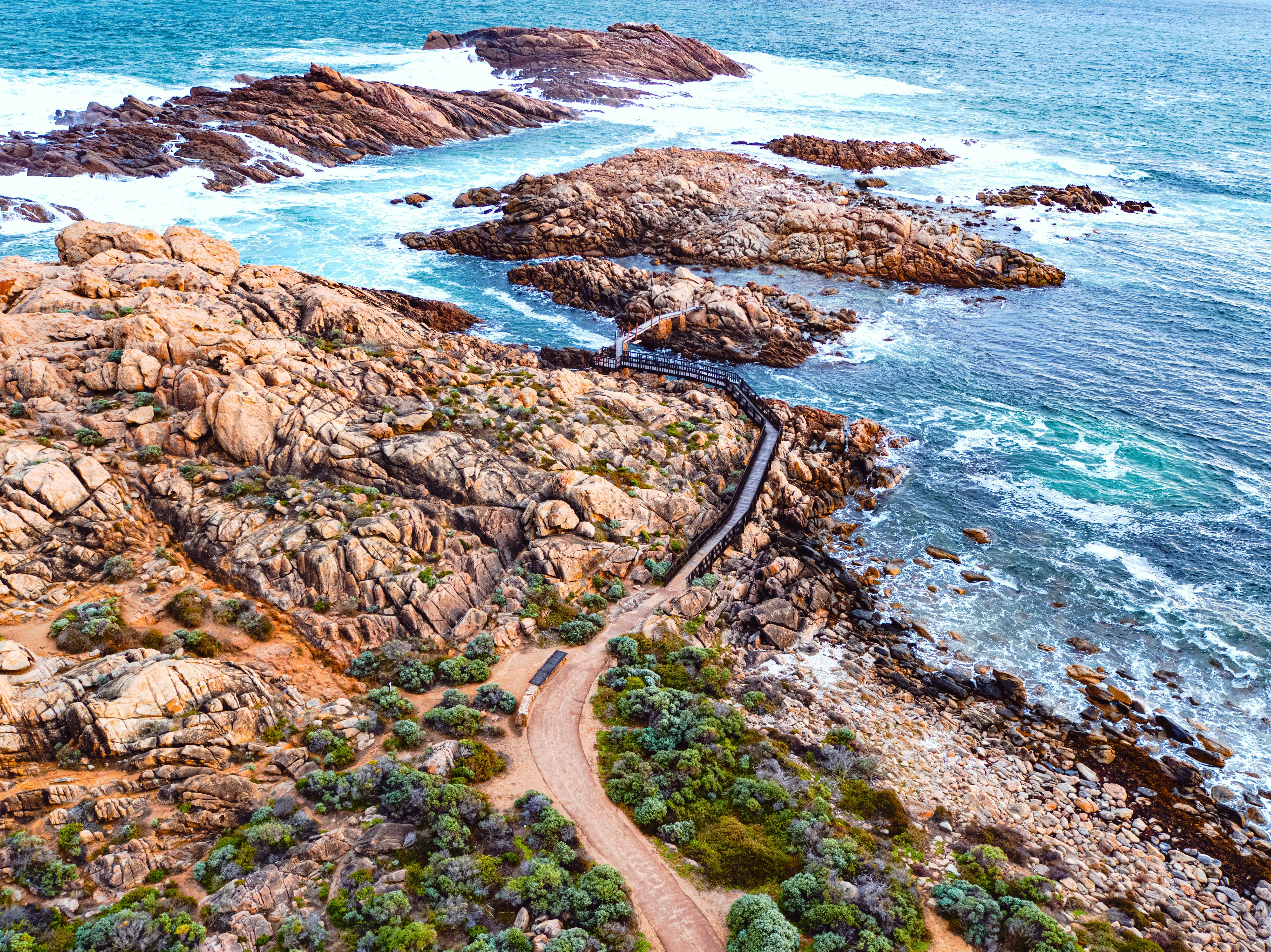 Take in the sights of the coastline