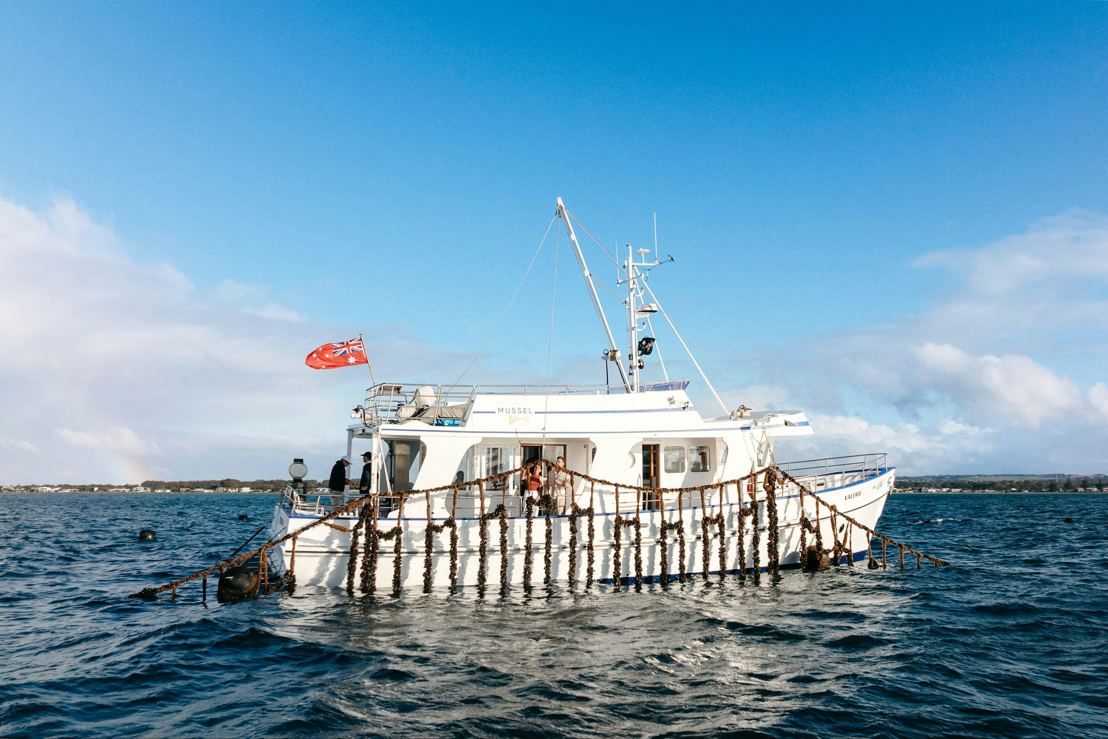 Portarlington Mussel Tour boat, Valerie
