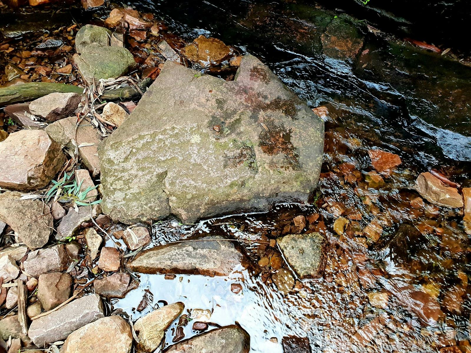 Rock in the shape of Australia