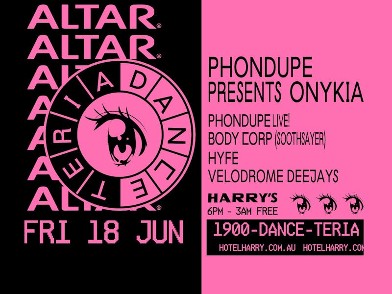 Image for Harry's ALTAR DANCETERIA: Phondupe (Live)
