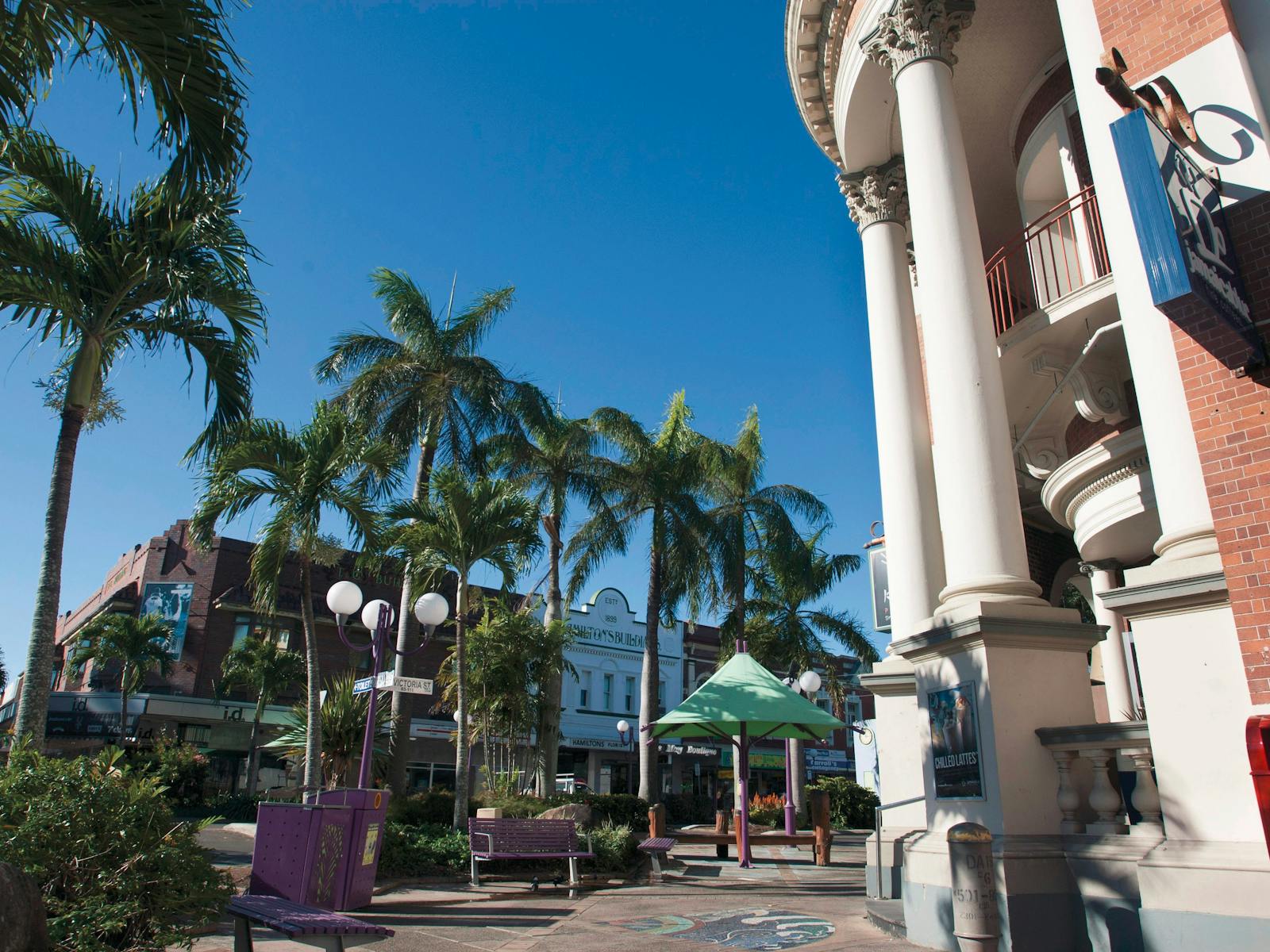 Enjoy breakfast in the Mackay Central Business District