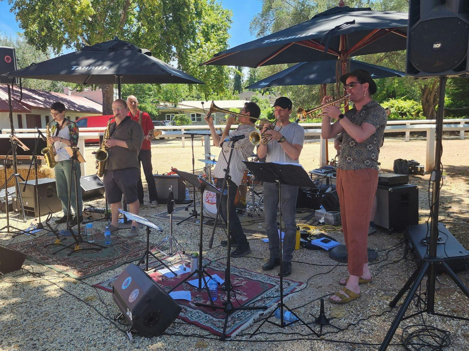 The Funk Junkies at the Tahbilk Sunday Sips
