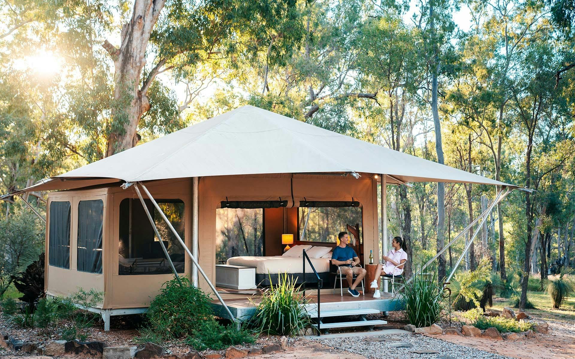 Wallaroo Outback Retreat Deluxe Glamping Tent