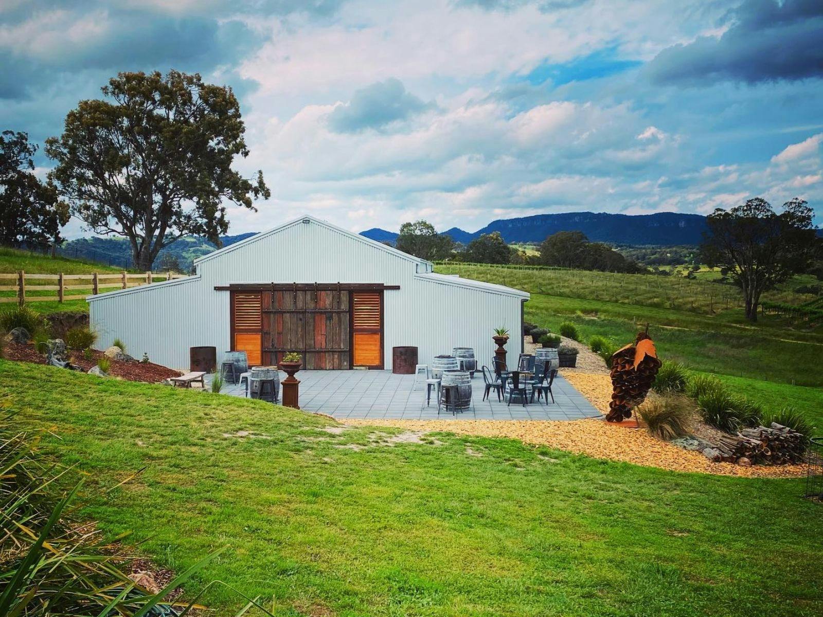 메갈롱 크릭 와이너리 로터 원에서 블루 마운틴 제안