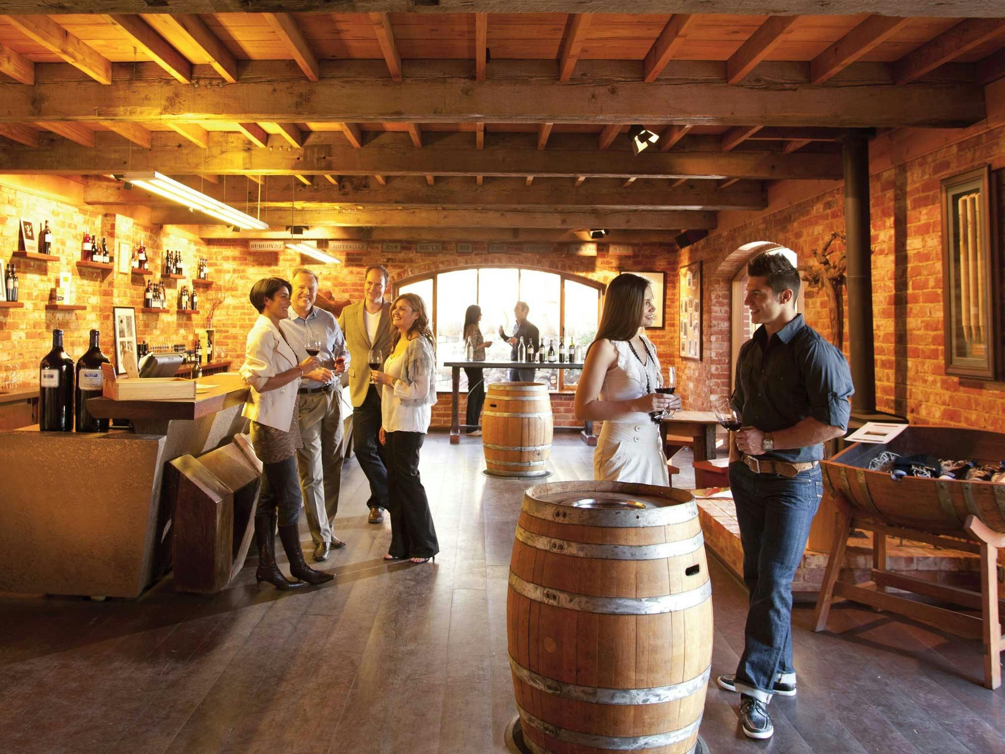Wine tasting at Wirra Wirra