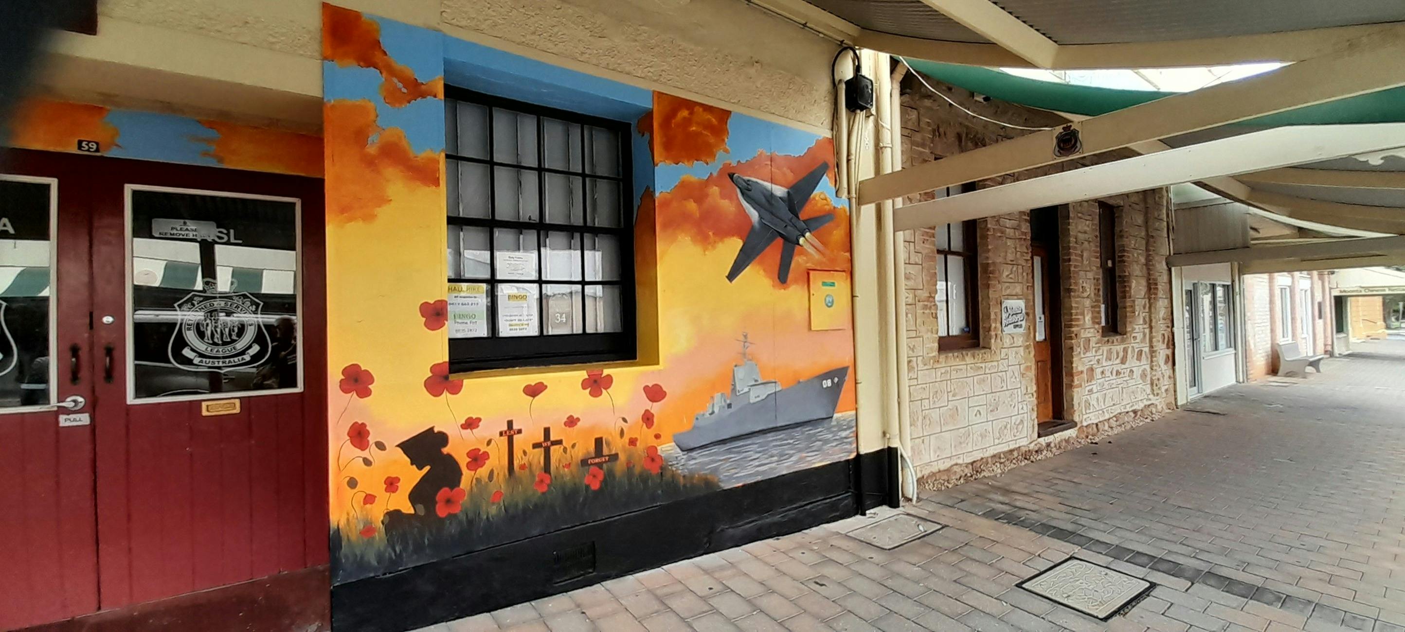 Mural RSL building , Moonta