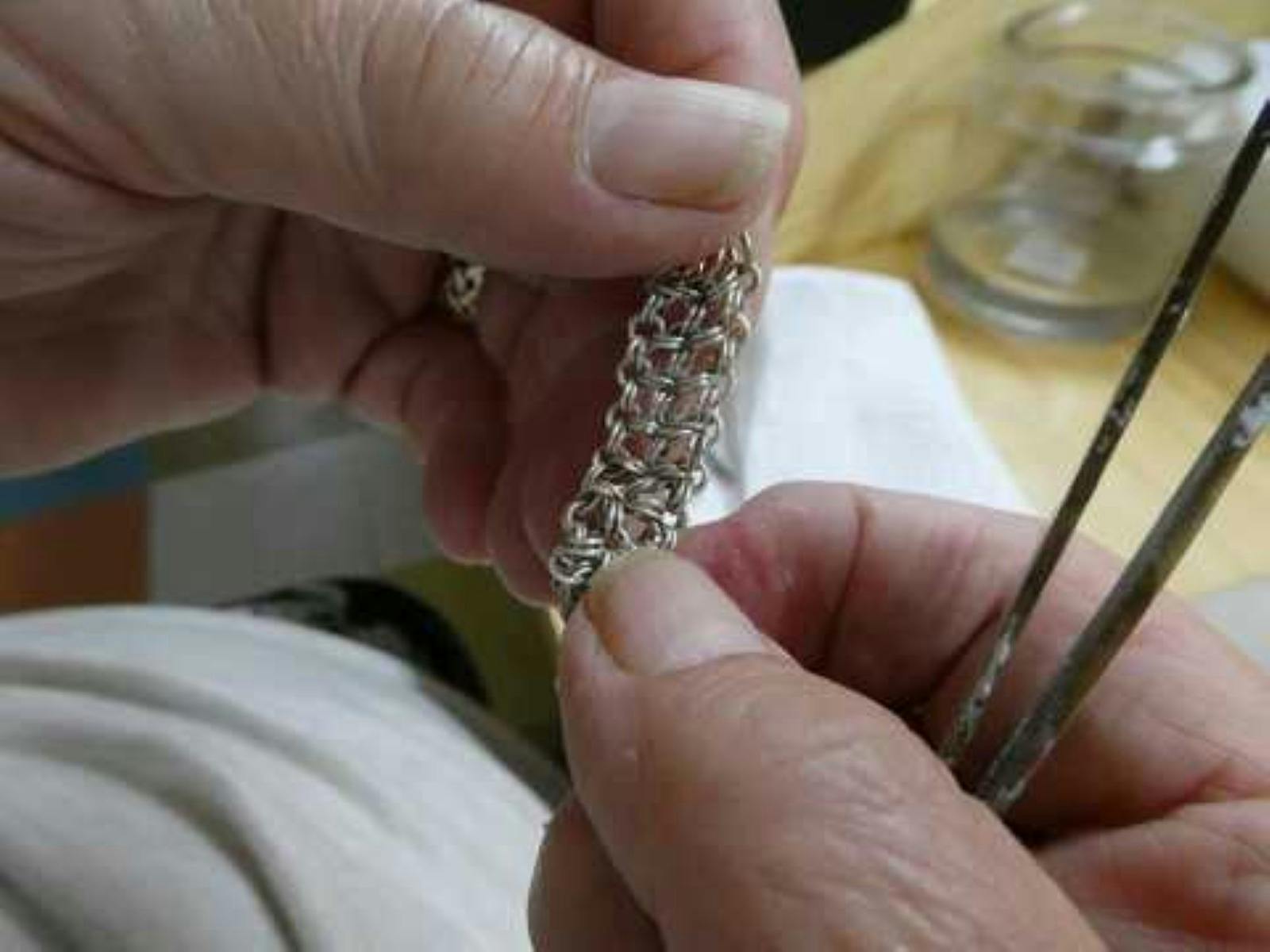 Demonstration of Silversmithing