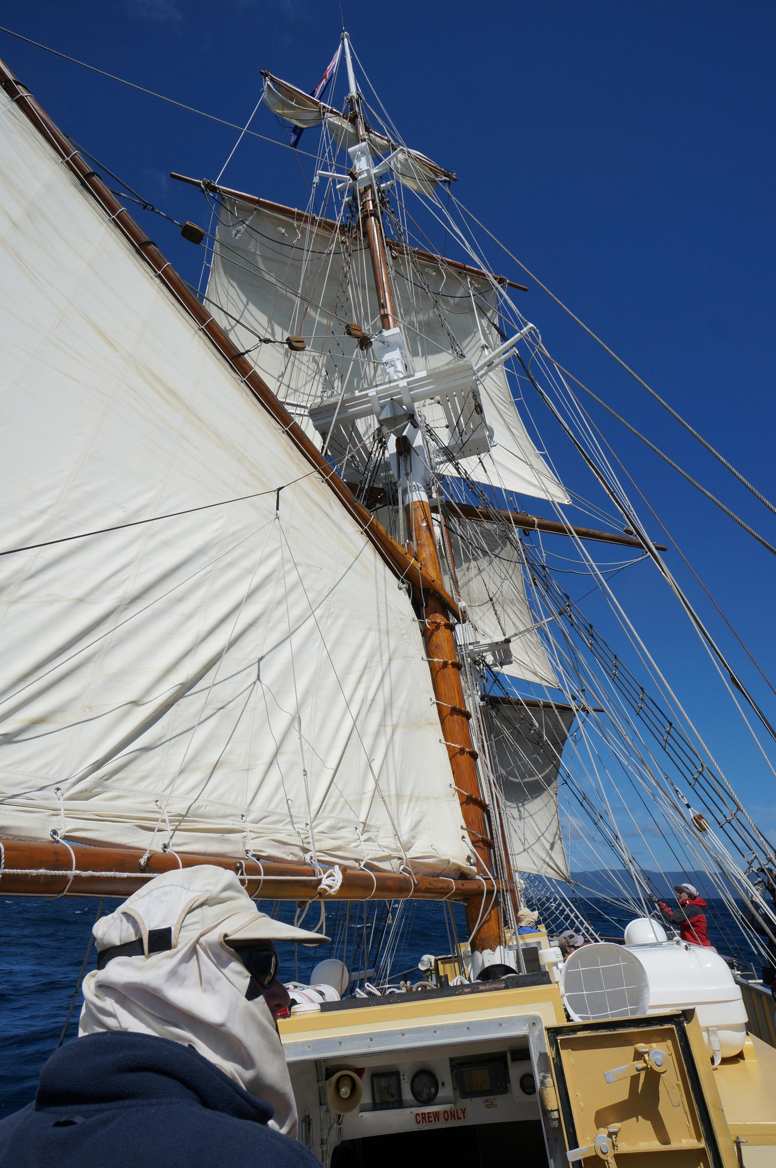 Sails up, adventure calling
