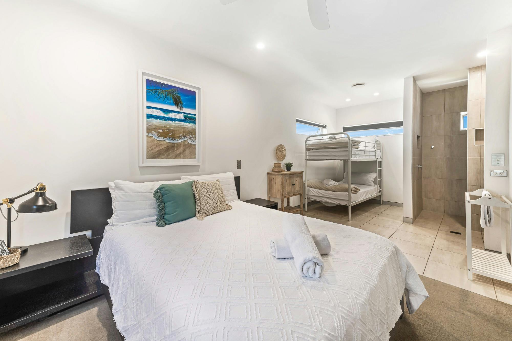 Bedroom 2 Queen and Bunk