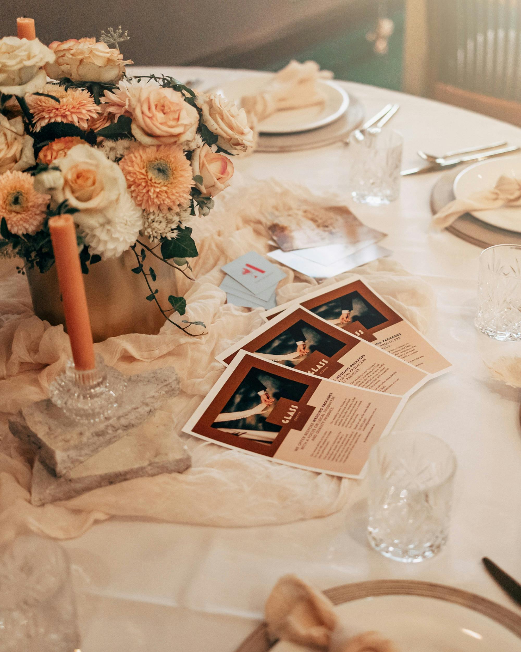 table setting for wedding