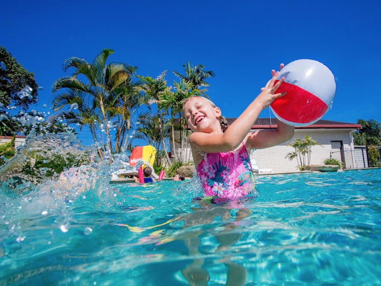 Child in Swimming Pool