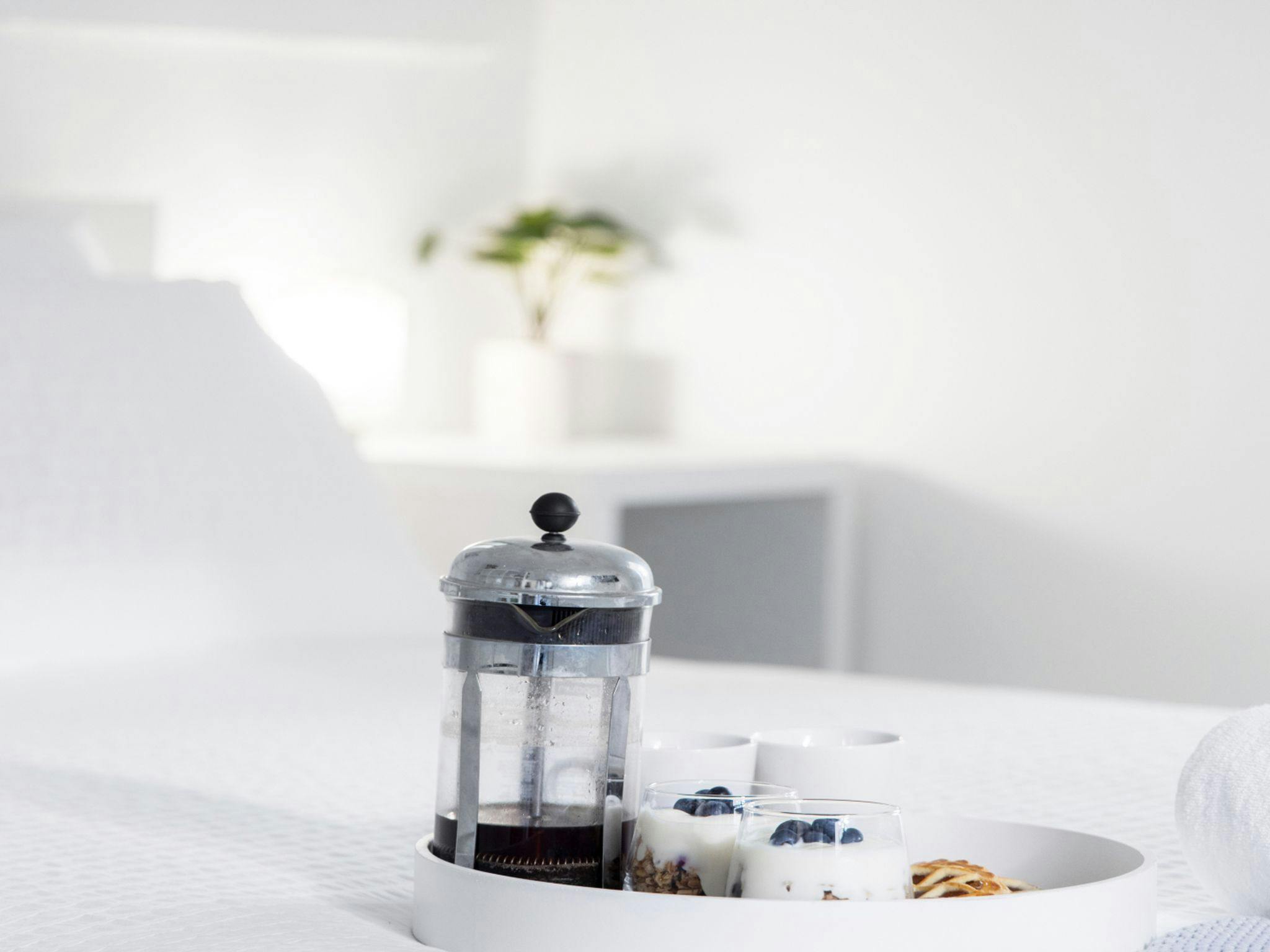 Studio - open plan bedroom, living, kitchenette