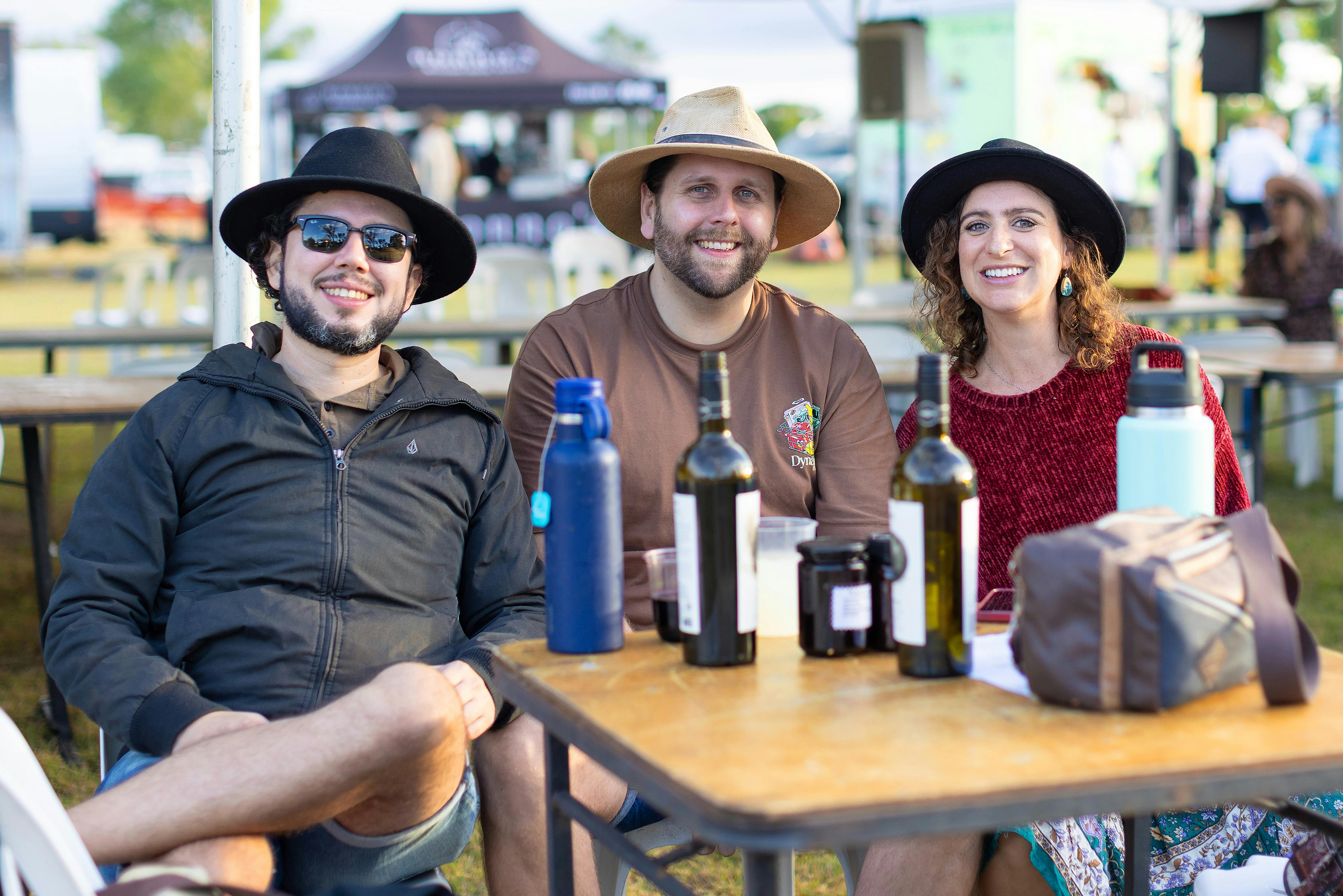 friends camping
