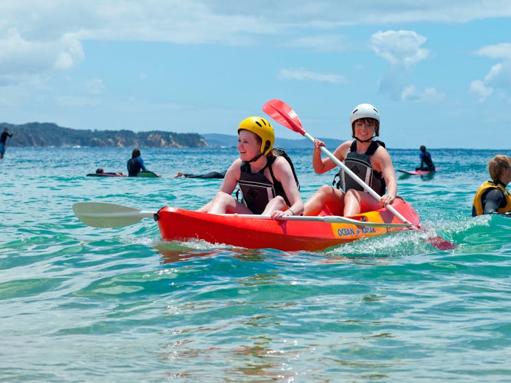 Kayaking ocean